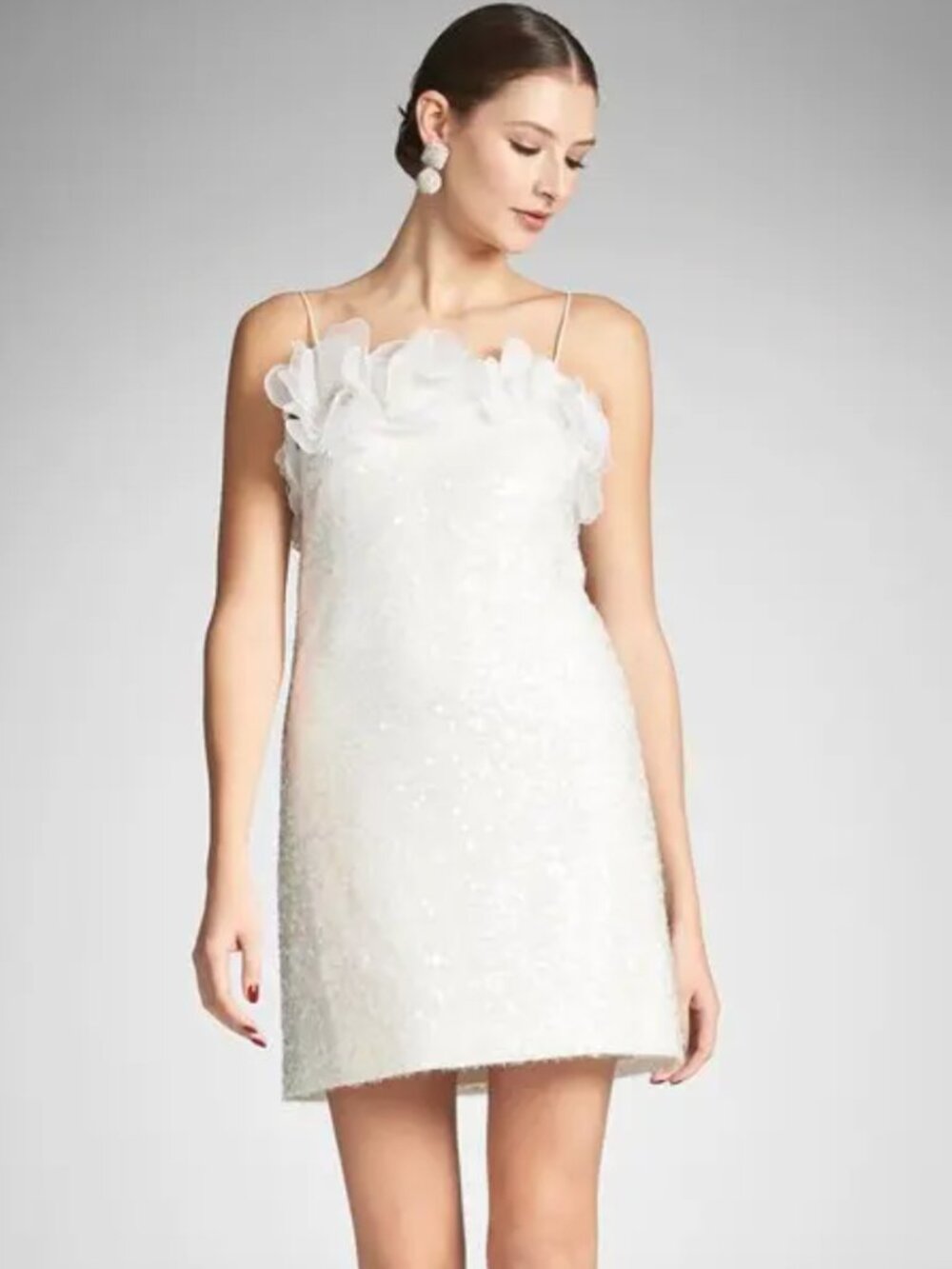 Sachin & Babi - dasha mini dress size 4 ivory